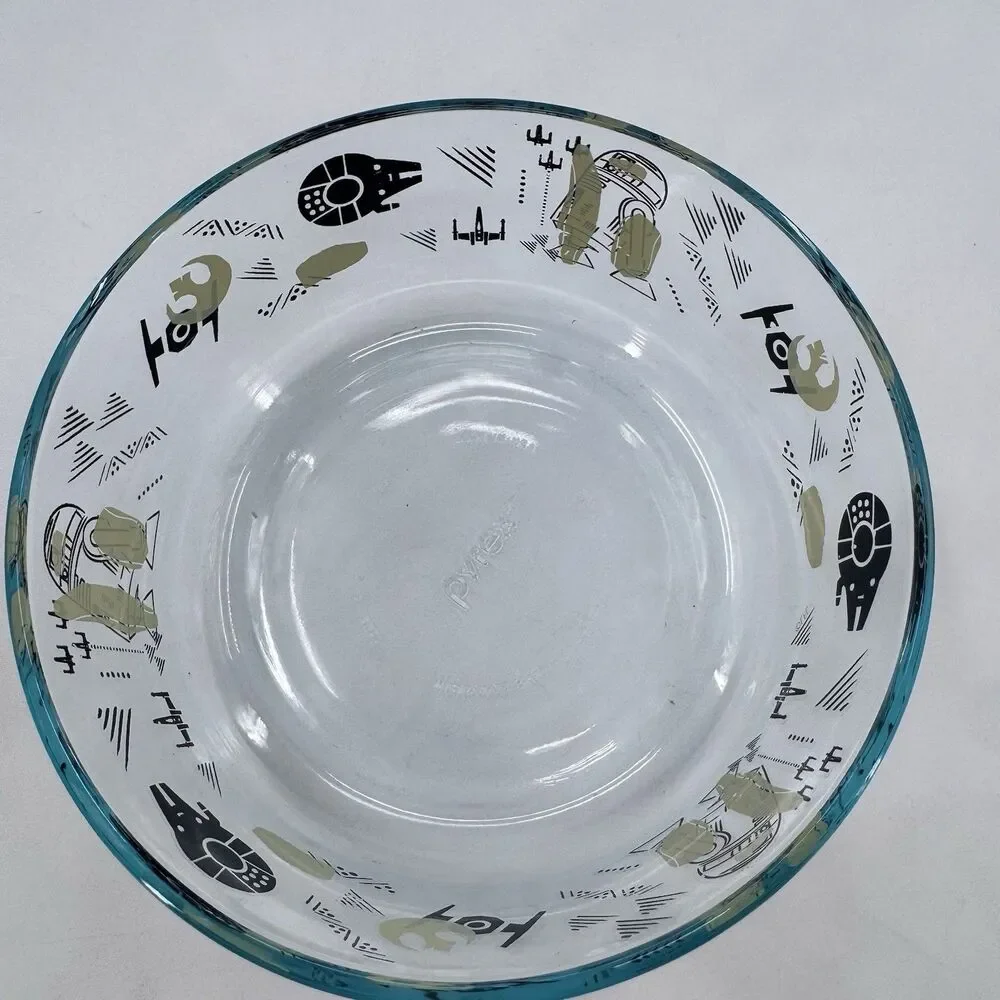 Vintage Star Wars Pyrex Bowls Set 2 Darth Vader R2-D2 MCM USA Fast Shipping